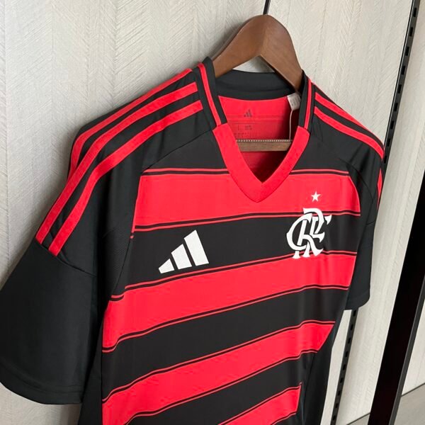 Camisa Masculina Adidas Flamengo 2025 sem patrocínio - Image 5