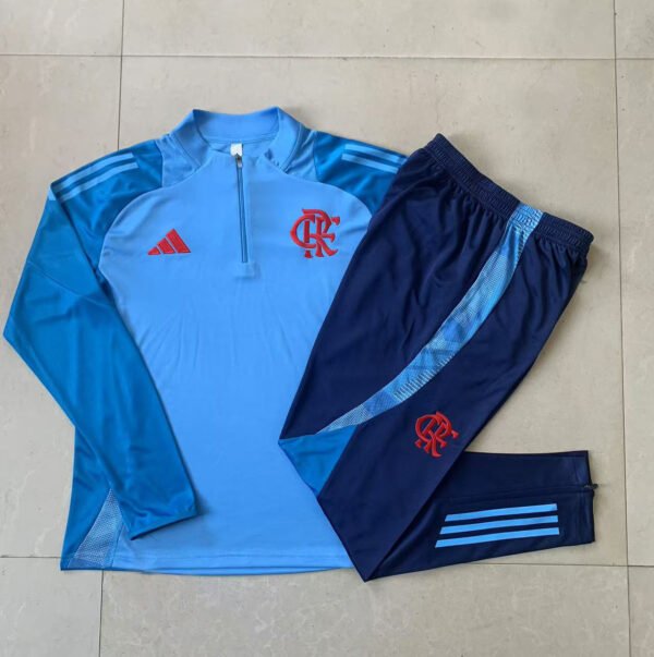Conjunto Adidas Flamengo 2025 Azul Claro - Image 5